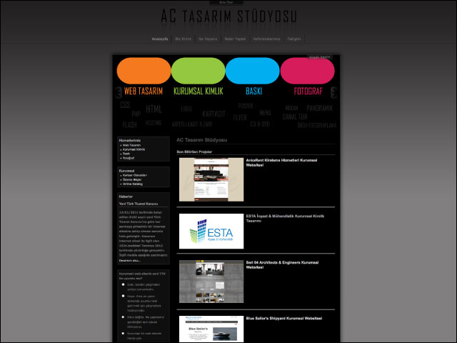 AC Tasarım Stüdyosu Kurumsal Kimlik ve Websitesi Tasarımı