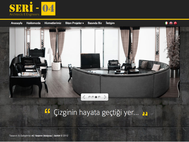 Seri04 Kurumsal Web Sitesi Tasarımı - Ali Coşkun