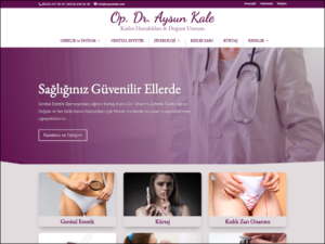 Ali Coşkun - Op. Dr. Aysun Kale Websitesi Tasarımı